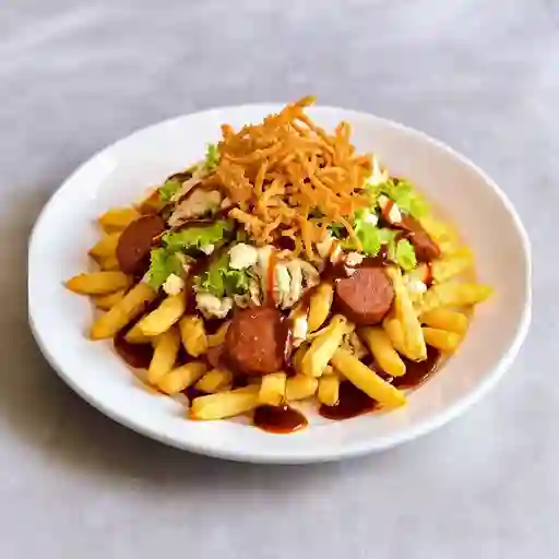 Salchipapa trifasica