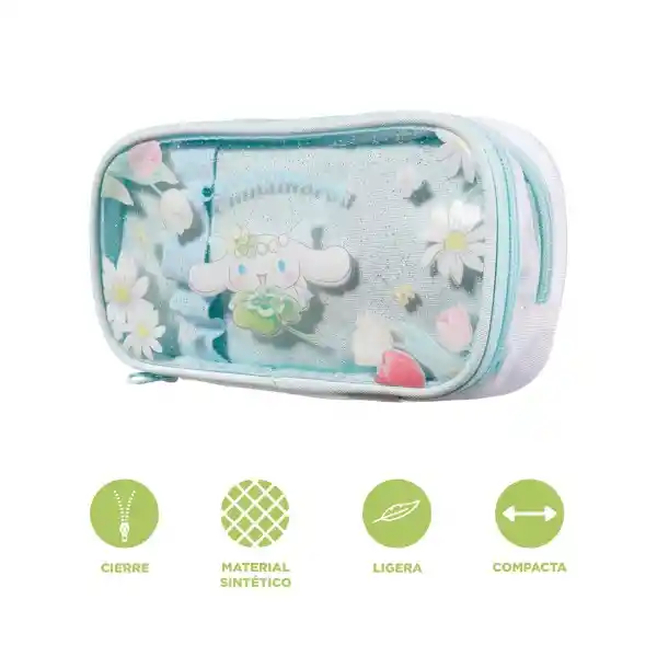 Cartuchera Con Doble Capa Serie Sanrio Cinnamoroll Miniso