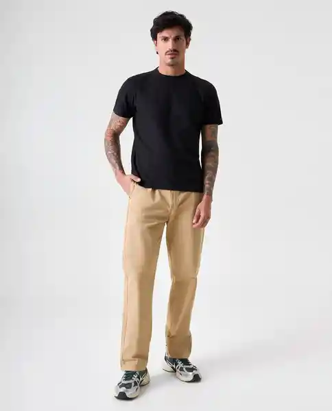 Camiseta Hombre Negro Talla M 842G011_NEG190303 Americanino