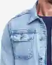 Chaqueta Masculino Azul Cristalino Claro S Chevignon