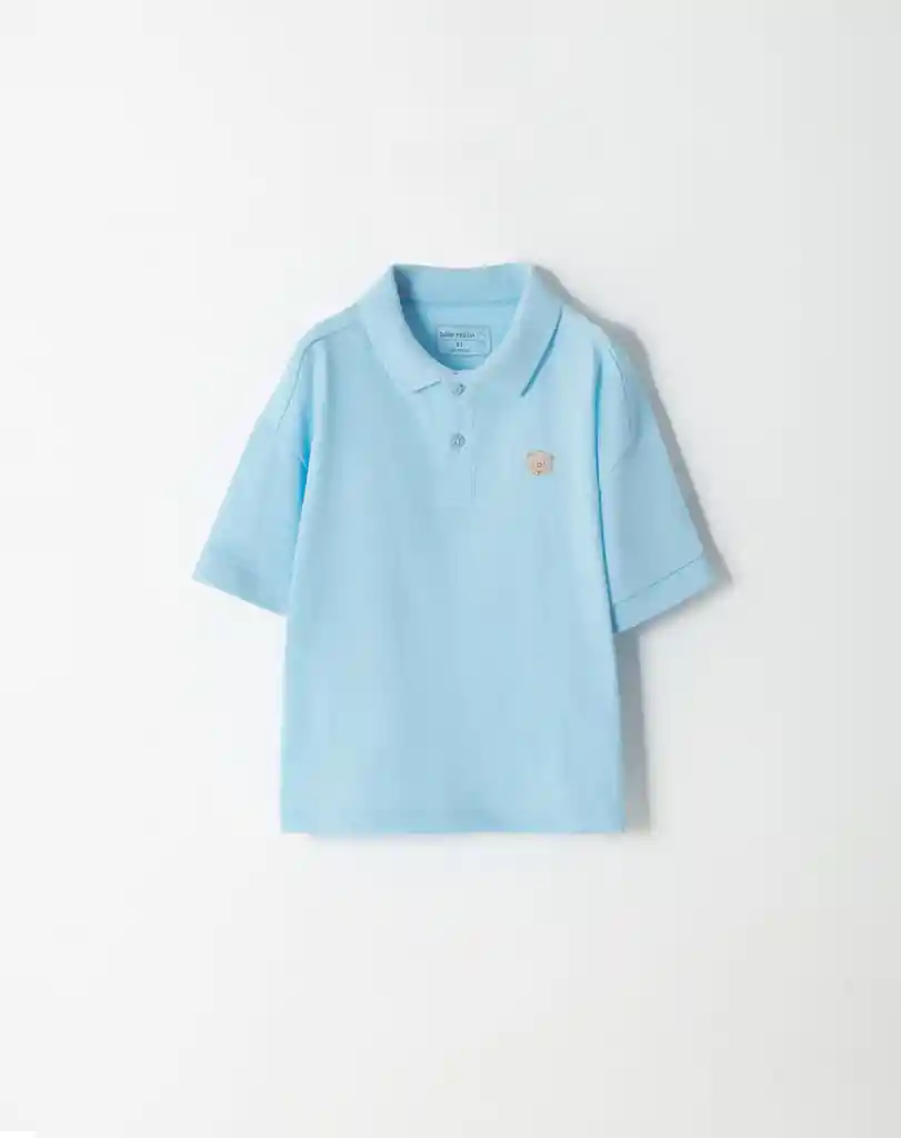 Camiseta Manga Corto Tipo Polo Bebito Tomas Baby Fresh Talla 18-24m