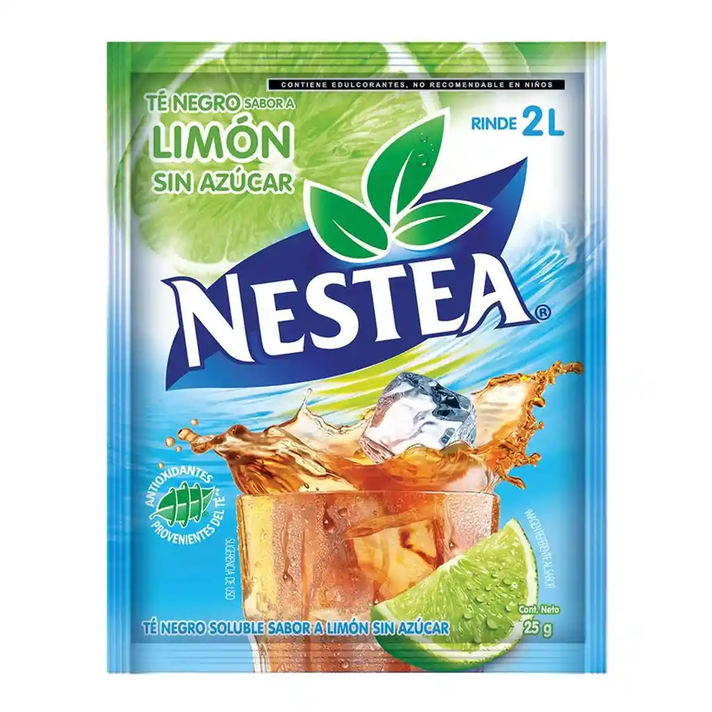 Nestea Té Negro en Polvo Sabor Limón sin Azúcar