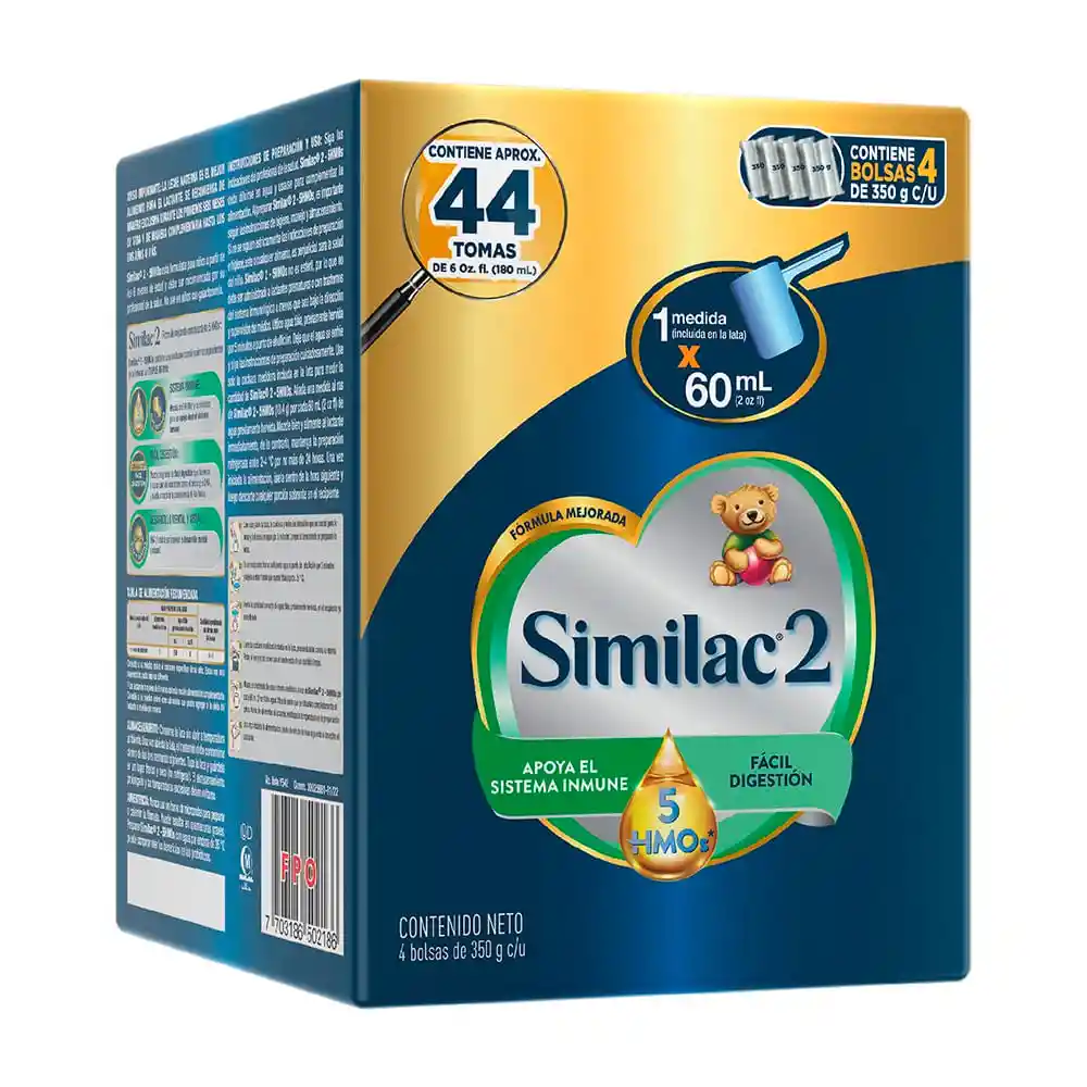 Formula Infantil Similac 2 5 Hmos Etapa 2 6- 24 M