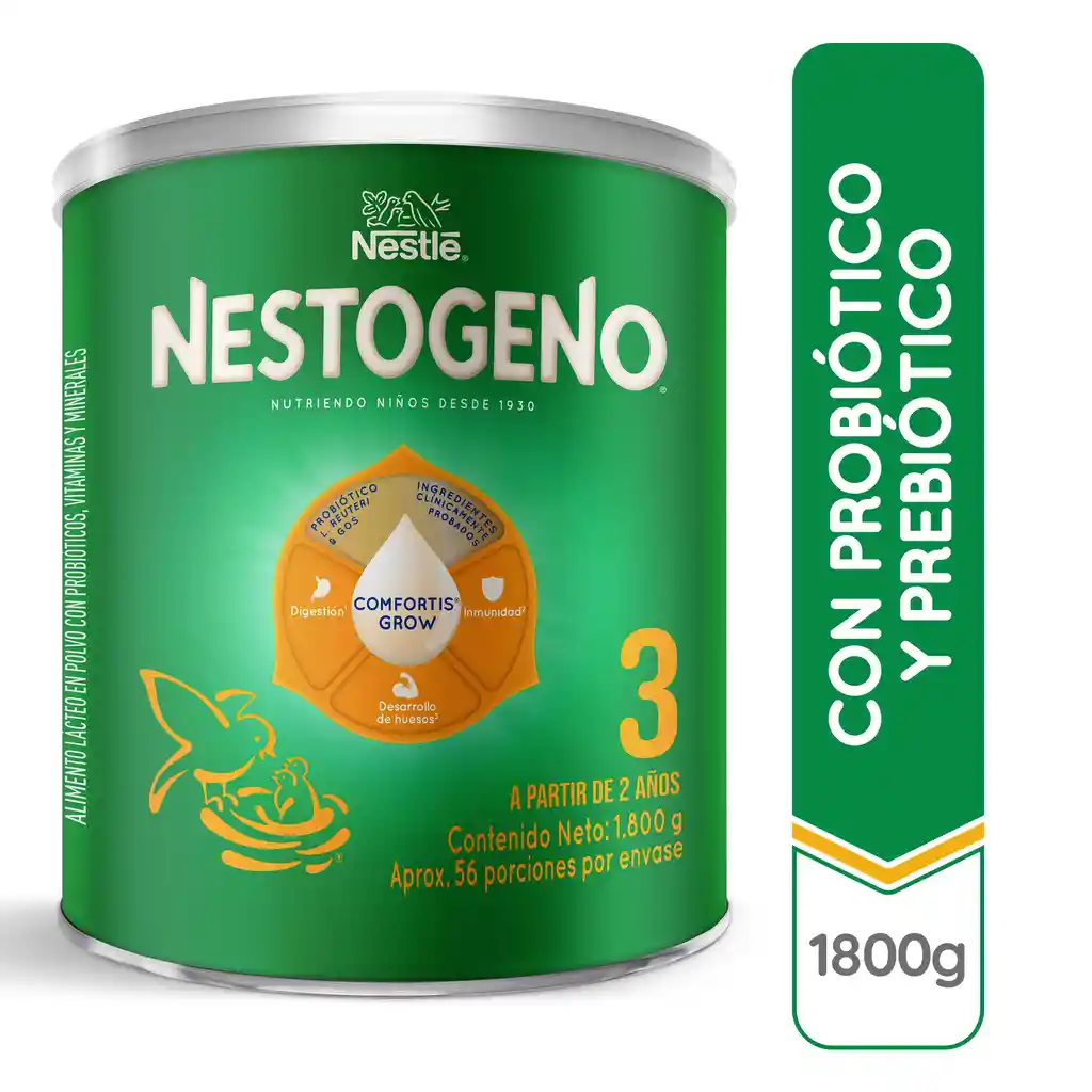 Alimento lácteo NESTOGENO Etapa 3 x 1800g