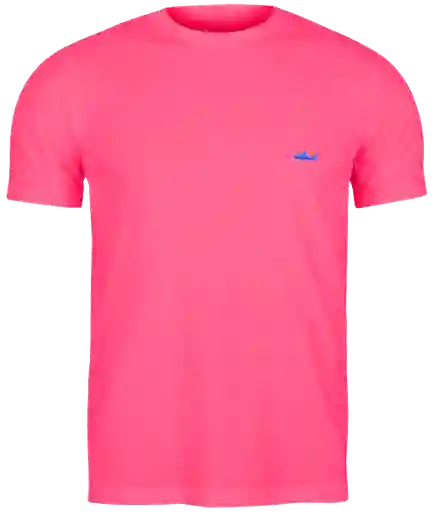 Camiseta Hombre Rosado Fluorescente Talla M Salvador Beachwear