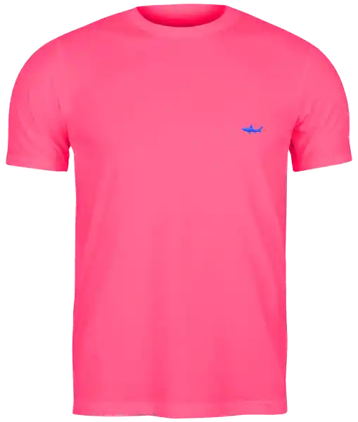 Camiseta Hombre Rosado Fluorescente Talla M Salvador Beachwear