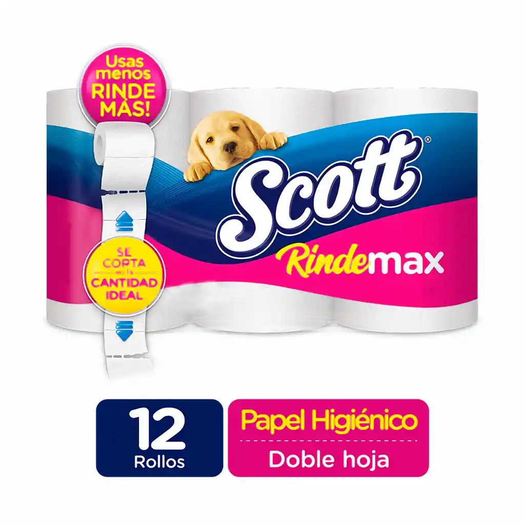 Scott Papel Higiénico Rindemax Doble Hoja