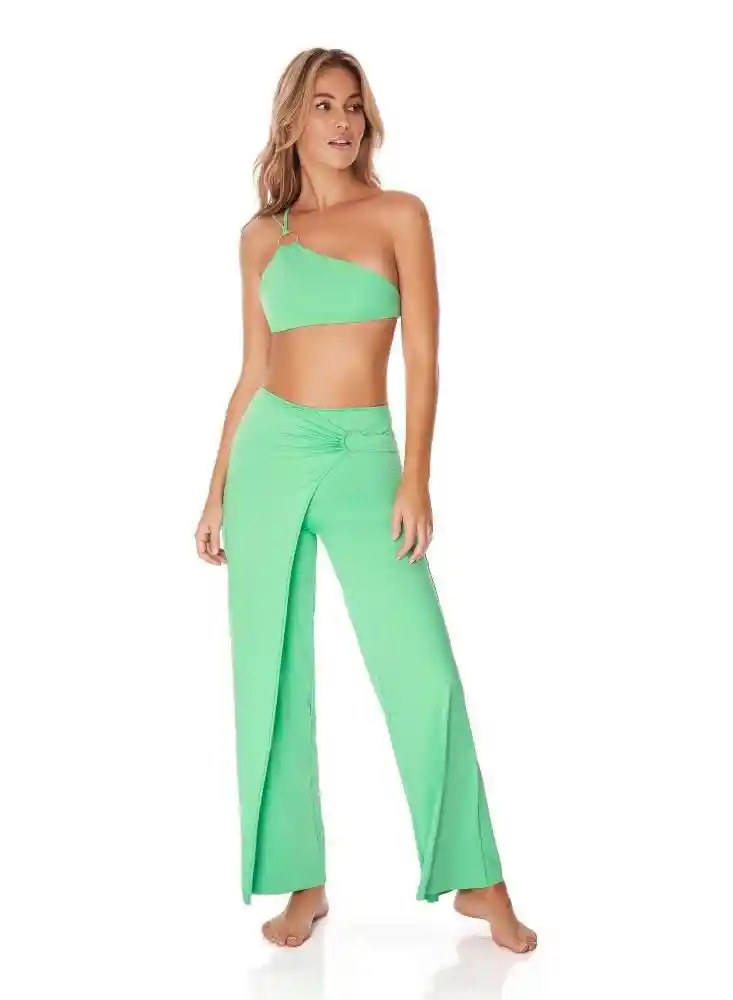 Pantalon Ancho M-verde