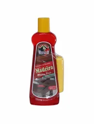 Búfalo Lustrador de Muebles Madeira Aceite Rojo + Paño