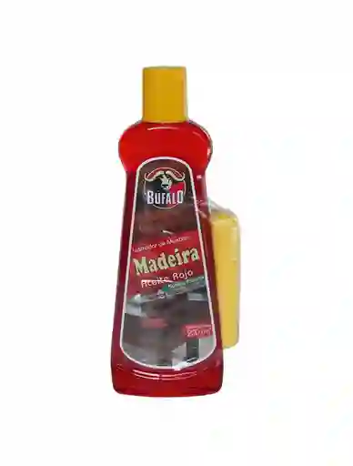Búfalo Lustrador de Muebles Madeira Aceite Rojo + Paño