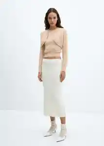 Buzo Cardigan Agurxin Arena Talla L Mujer Mango