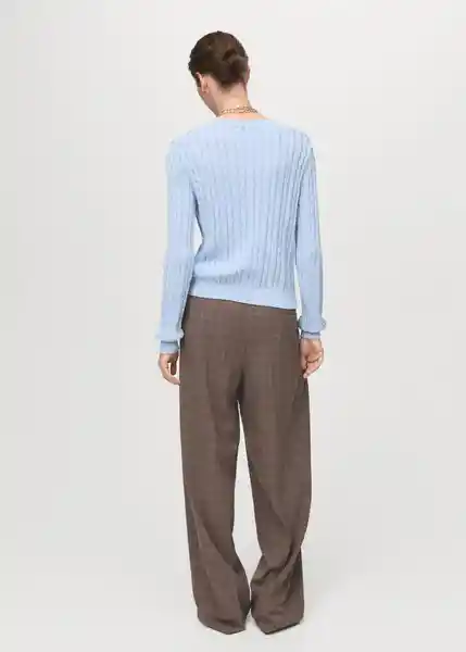 Jersey Sunny Celeste Talla XS Mujer Mango