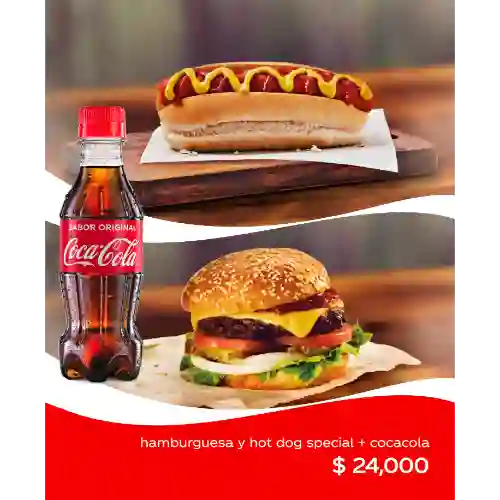 Combo Hot Dog-hamburguesa