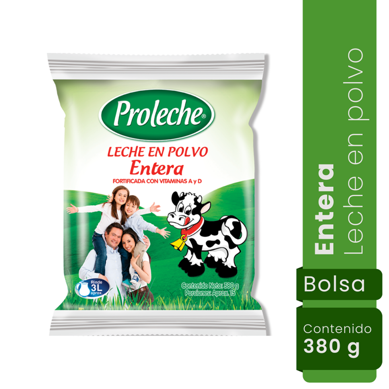 Proleche Leche en Polvo Entera 380 g