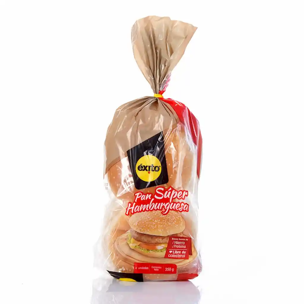 Pan Súper Hamburguesa Exito