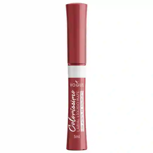 Labial Liquido Vogue Colorissimo Mora