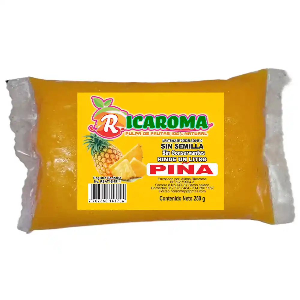 Pulpa Fruta Ricaroma Piña
