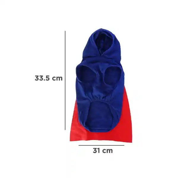 Accesorio Mascotas Sudadera Con Capucha Serie dc Superman Miniso