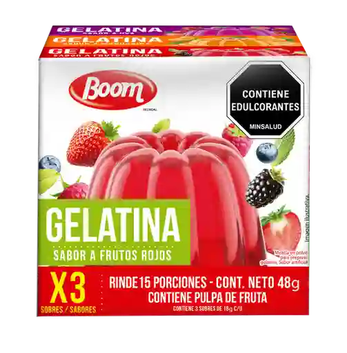 Boom Gelatina Surtida Uva Mandarina Frutos Rojos