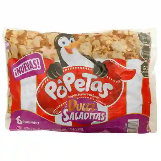 Popetas Palomita de Maíz Dulce Saladitas