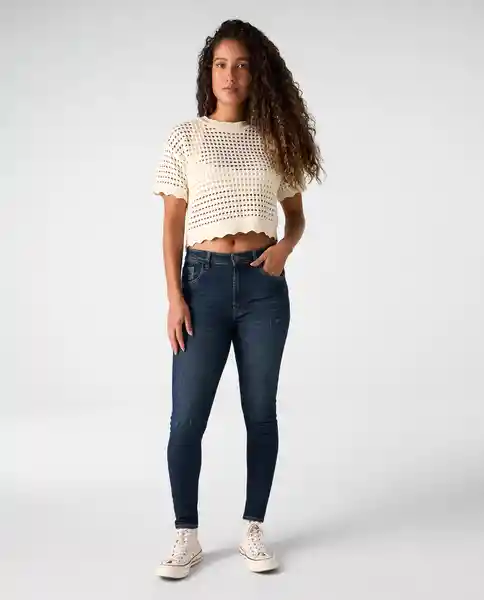 Jean Mujer Azul Talla 8 332G700_AZU174429