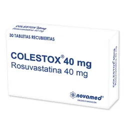 Colestox Rosuvastatina 40 Mg