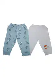 Pantalón Set X2 100% Alg 3/6 Meses-celeste