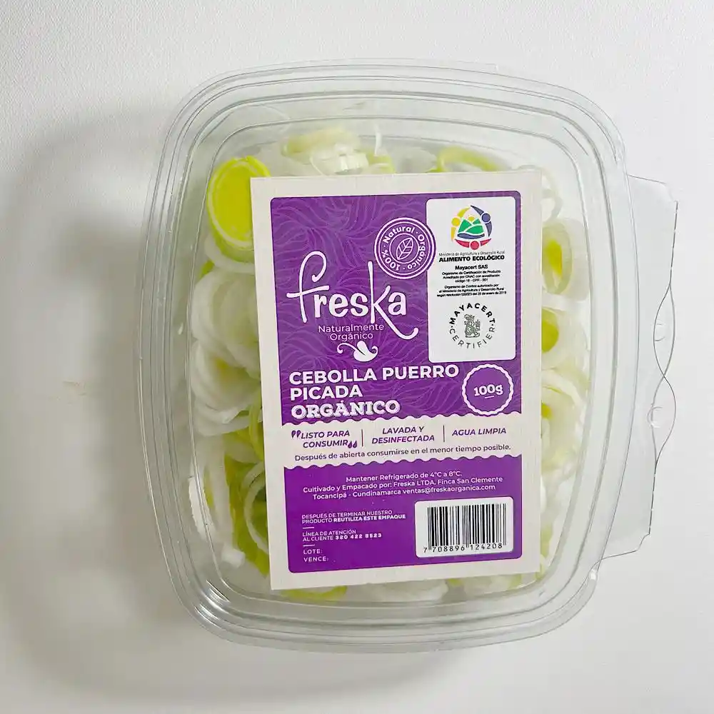 Cebolla Puerro Picada