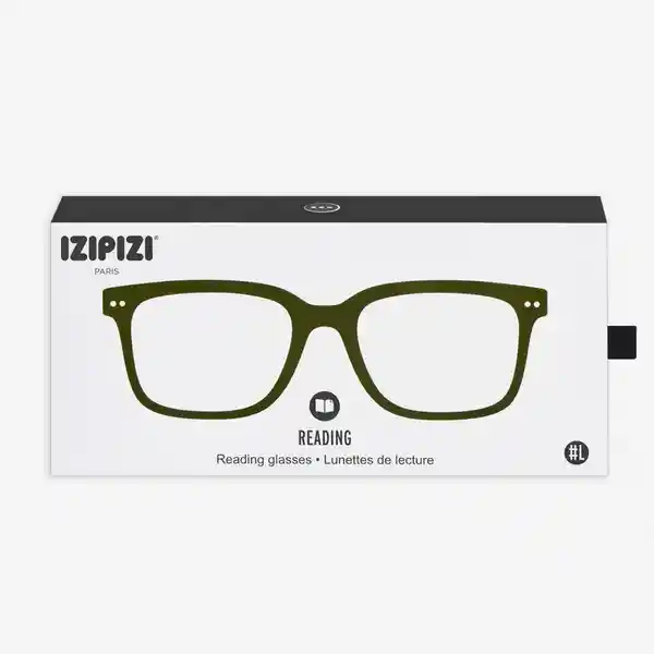 Izipizi Gafas Reading Verde Kaki L +2.5