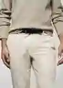 Pantalón Barna Crudo Talla 46 Hombre Mango