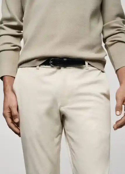 Pantalón Barna Crudo Talla 46 Hombre Mango