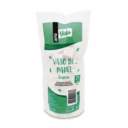 Aro Vaso de Papel Vida Impreso 4 oz