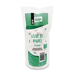 Aro Vaso de Papel Vida Impreso 4 oz