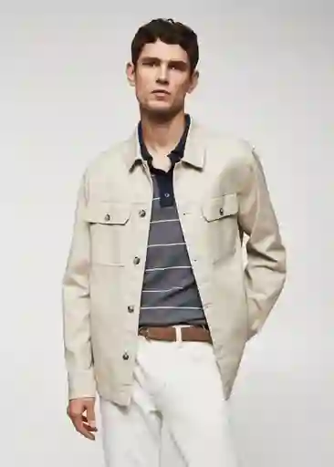 Chaqueta Lucas Arena Talla M Hombre Mango