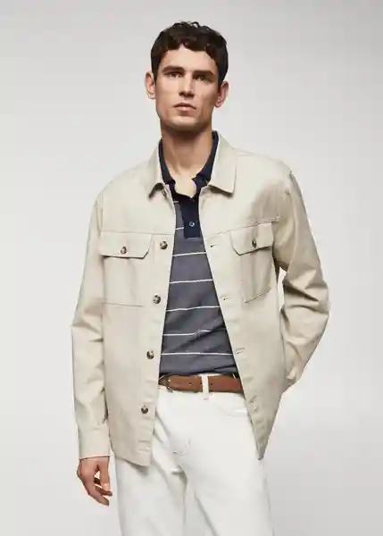 Chaqueta Lucas Arena Talla M Hombre Mango