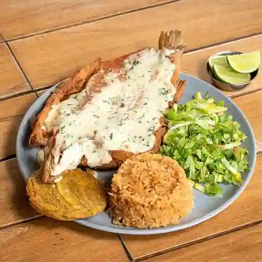 Trucha al ajillo