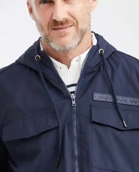 Chaqueta Parka Type Azul Dark Ultraoscuro Talla M Chevignon