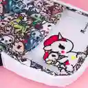 Bolso Crossbody Multiprint Serie Tokidoki Negro Miniso