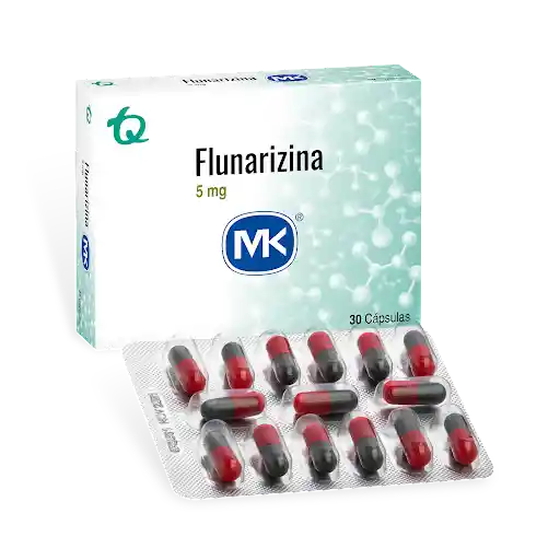 Flunarizina Mk (5 mg)