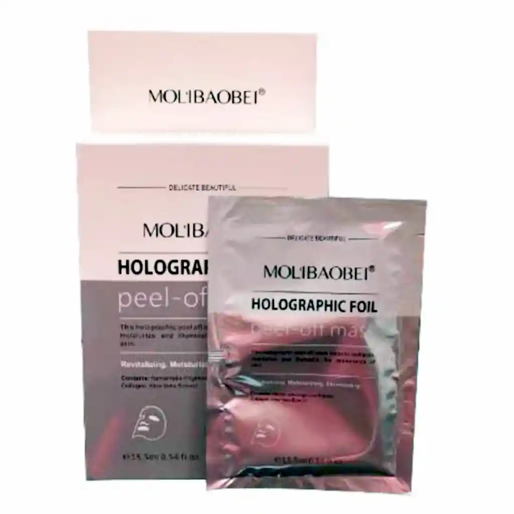 Peel Off Molibaobei Mascarilla Facial Holográfica 15.5 Ml