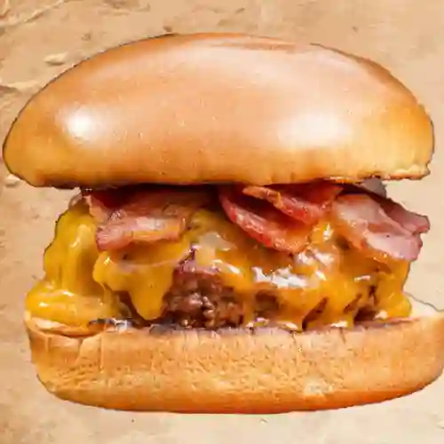 Cheeseburger 150G con Papa Rustica