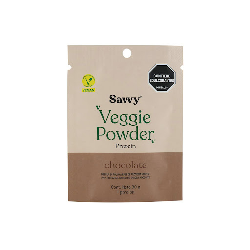 Veggie Powder Savvy Dulce Chocolate Sobre