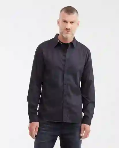 Camisa Smart Manga Larga Negro Sombrío Ultraoscuro M Chevignon