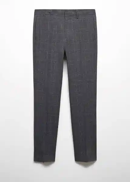 Pantalón Paulo Ceniza Talla 36 Hombre Mango