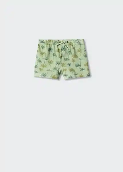 Short Bañador Palmbb Khaki Talla 51 Niños Mango