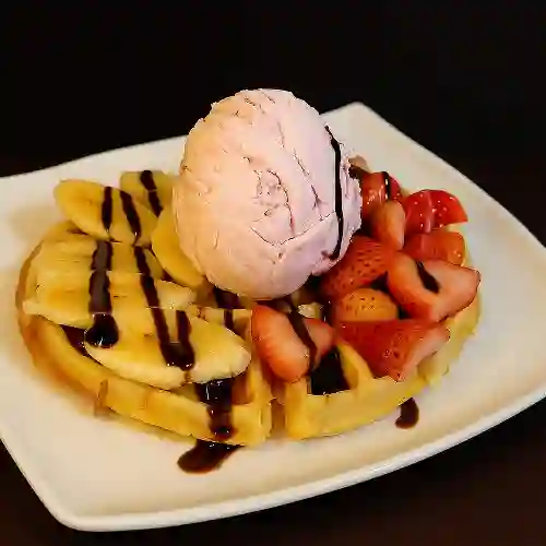 Wafle 1 Bola Helado