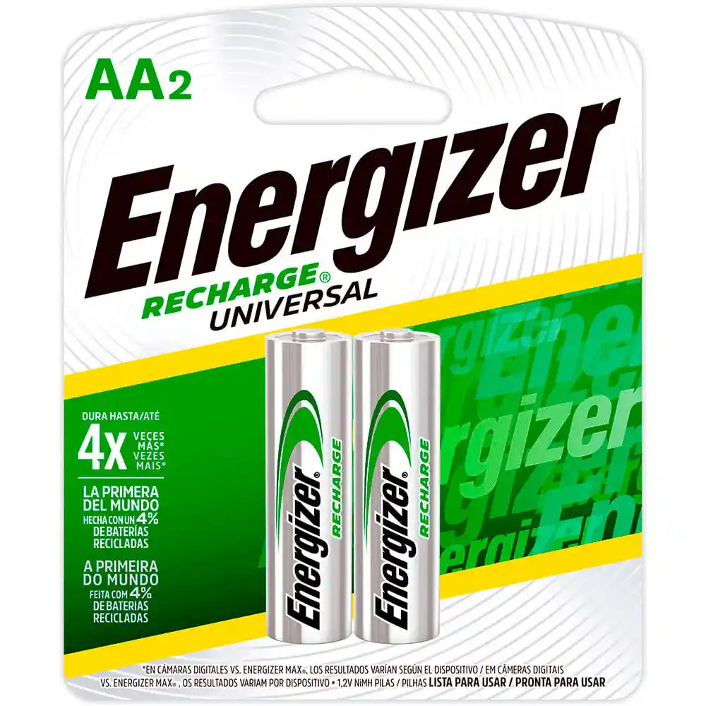 Pilas Aa Recargables Energizer