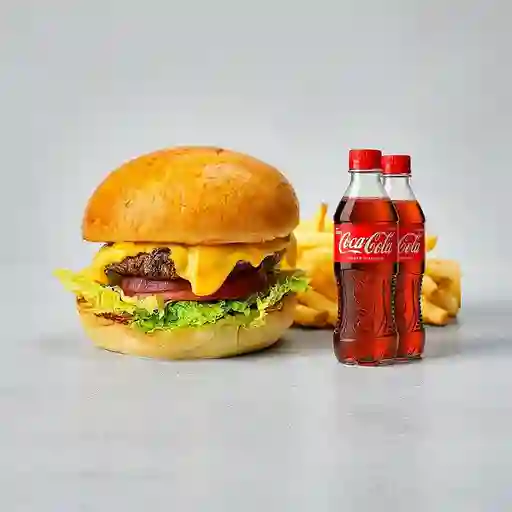 Combo Artesana Chesee + Coca Cola Original 400 ml