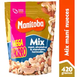 Manitoba Mix de Maní Almendras y Marañones Horneados