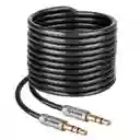 Cable Auxiliar Ultra Delgado Plug a Plug 3.5 mm de 1.8 m